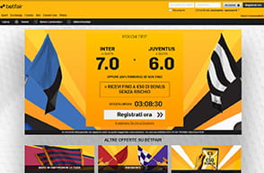 Betfair home page