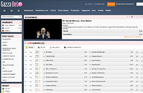 GazzaBet home page