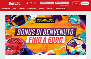 betclic bonus benvenuto